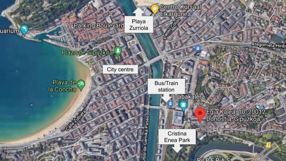 Céntrico, Junto A Estación De Bus/tren, Y Playas Appartamento